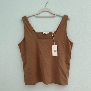 Vince tank top. A tan color